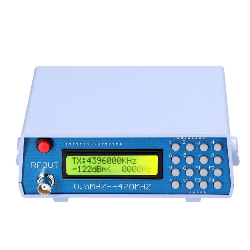 0.5MHz-470MHz RF Signal Generator Meter Tester for FM Radio Walkie-talkie Debug Digital CTCSS Singal Output  |   Other Instruments Measurement & Analysis Instruments Blue