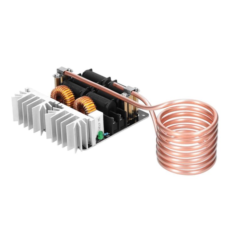 1000W ZVS Induction Heating Board Module Low Voltage Heater Coil Flyback Driver Heater with Copper Tube for DIY Small Parts Hardening Annealing  |   Others Hardware & Gadgets Multi Color