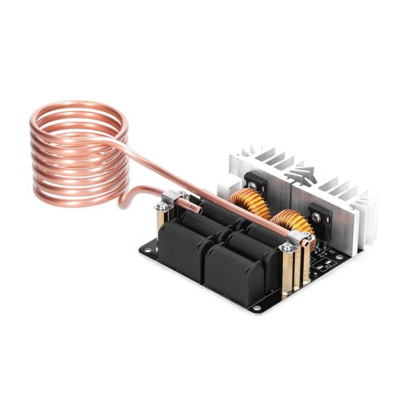 1000W ZVS Induction Heating Board Module Low Voltage Heater Coil Flyback Driver Heater with Copper Tube for DIY Small Parts Hardening Annealing  |   Others Hardware & Gadgets Multi Color