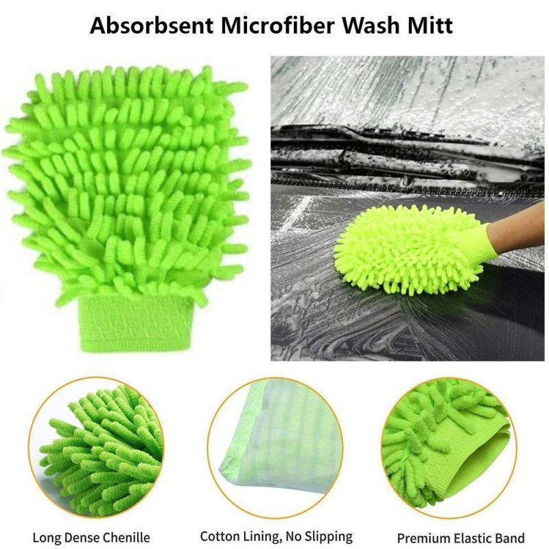 11 Pcs Car Cleaner Brush Set Including Premium Detail Brush,Wire Brush and Car Wash Mitt,Automotive Air Conditioner Brush,Auto Detailing Brush for Cleaning Wheels,Interior,Exterior,Leather  |   Others Hardware & Gadgets Others