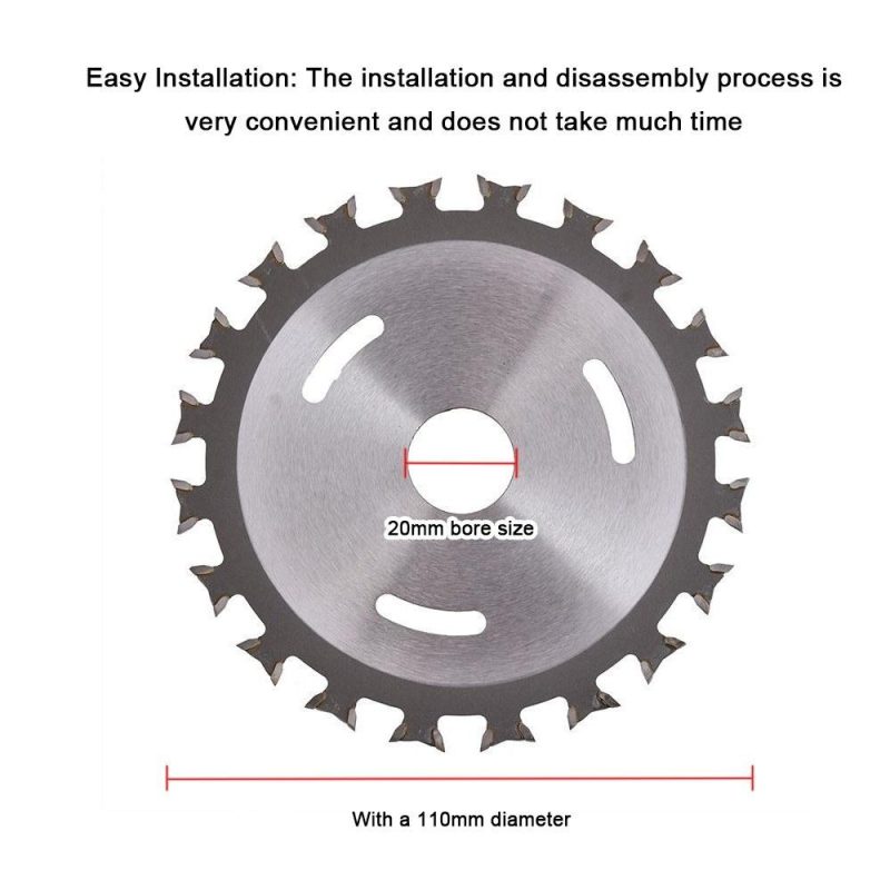 110mm Diameter 20mm Bore 40T Multifunctional Wood Cutting Disc 1.8mm Thin Woodboard Cutting Disc Alloy Steel Sawblade  |   Power Tool Parts Power & Electrical Tools Power Tool Parts