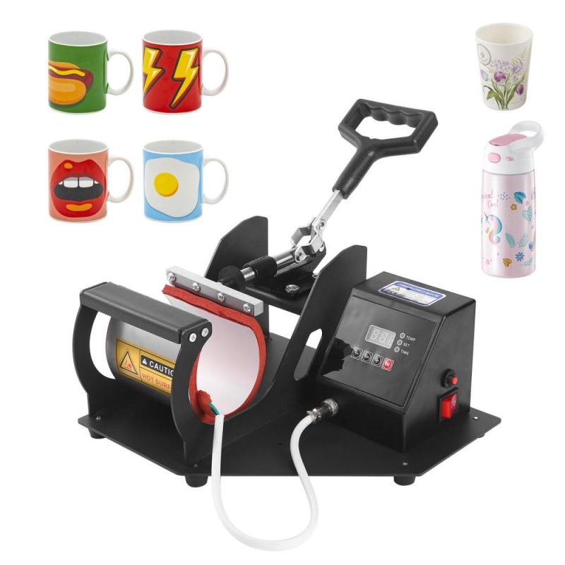 11oz Mug Heat Press Machine Hot Transfer Sublimation Digital Pressing Maker for Mug Coffee Cup Beer Stein Latte Cup  |   DIY Tools DIY Tools Black