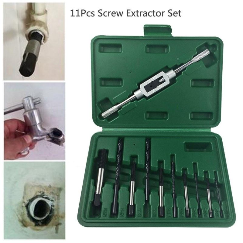 11Pcs Screw Extractor Set Broken Screw Remover Drill Guide Bits Tools  |   Others Hardware & Gadgets Others