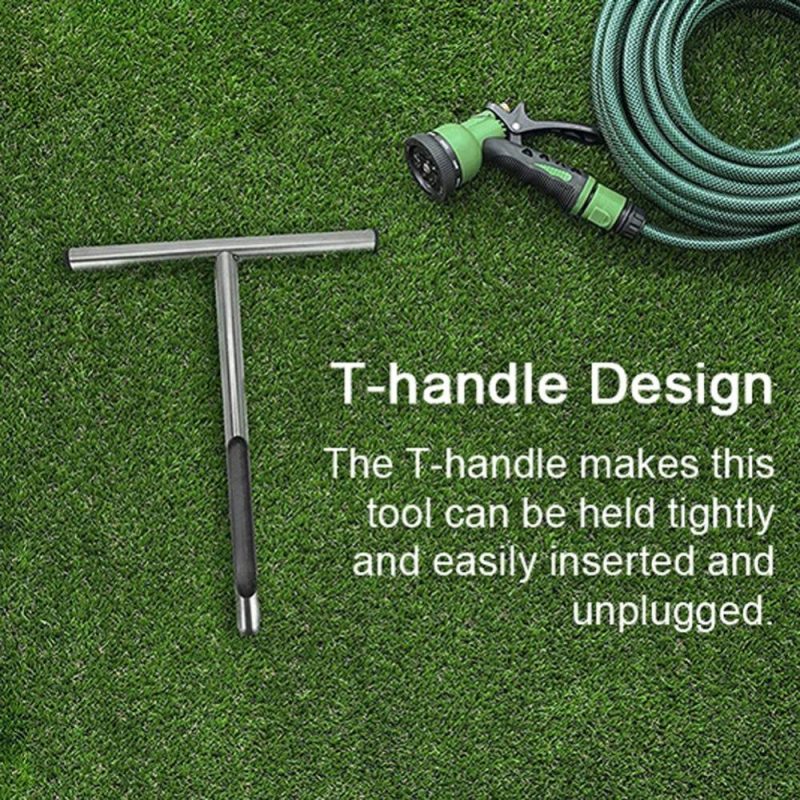 12 Inch Handheld Portable Soil Sampler Stainless Steel Soil Sampling Tool Home Garden Lawn Farm Maintenance Tool T-Handle Soil Sampler  |   Hardware & Accessories Hardware & Accessories Hardware & Accessories