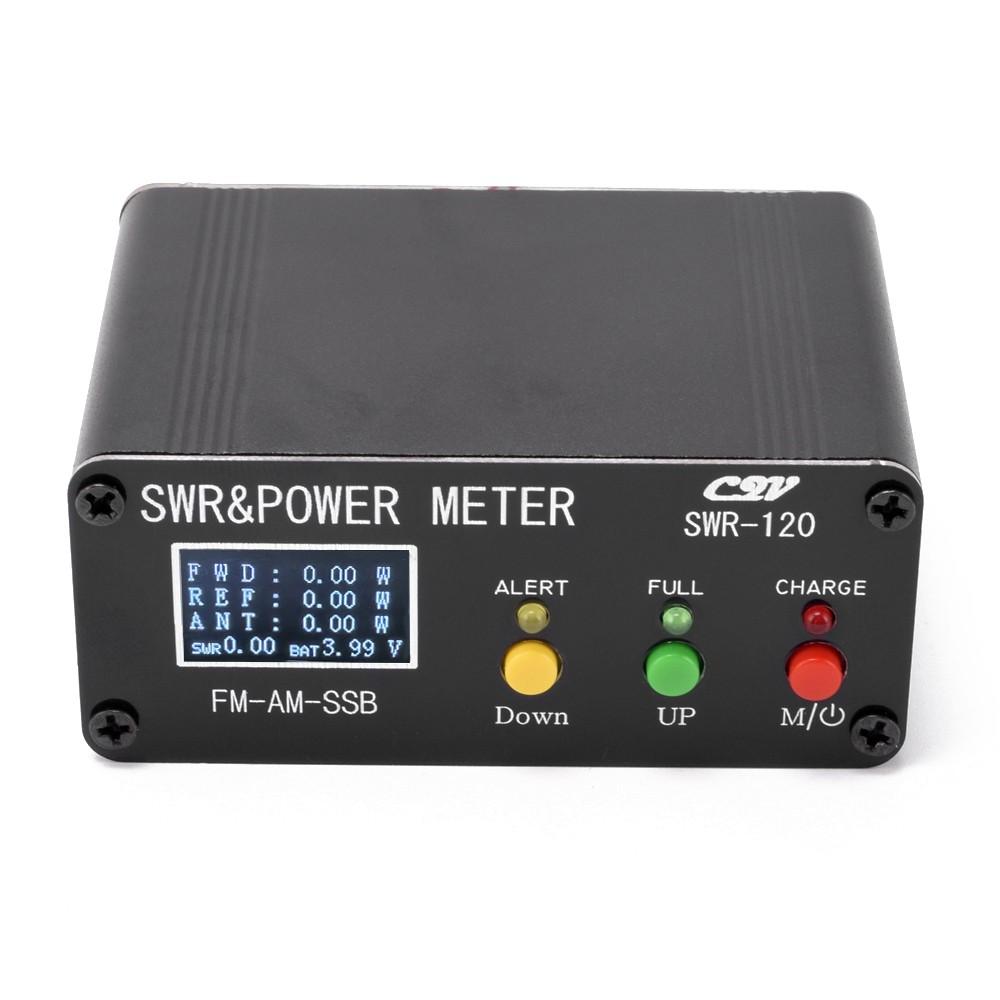 120W SWR Digital Power Standing Wave Meter 1.8-54MHz Shortwave Meter FM AM SSB Modes Power Meter Support SWR/Power Adjustable & High SWR Alarm Function  |   Other Instruments Measurement & Analysis Instruments Black