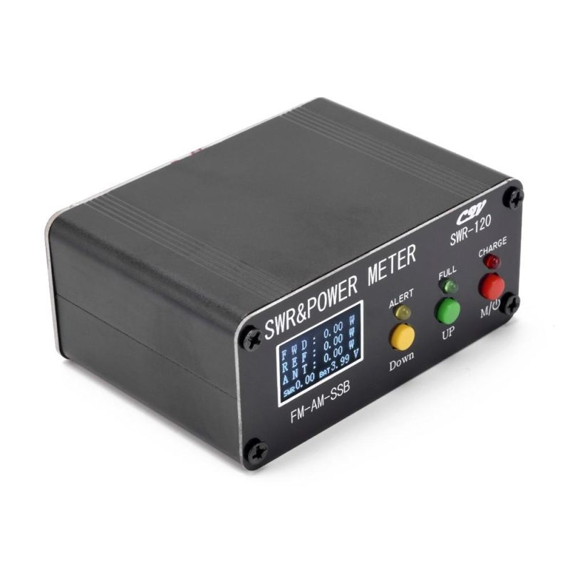 120W SWR Digital Power Standing Wave Meter 1.8-54MHz Shortwave Meter FM AM SSB Modes Power Meter Support SWR/Power Adjustable & High SWR Alarm Function  |   Other Instruments Measurement & Analysis Instruments Black