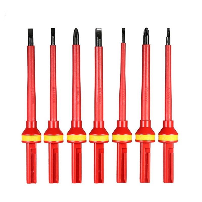 13pcs 1000V Changeable Insulated Screwdrivers Set with Magnetic Slotted Phillips Pozidriv Torx Bits Electrician Repair Tools Kit  |   Pliers Pliers Pliers