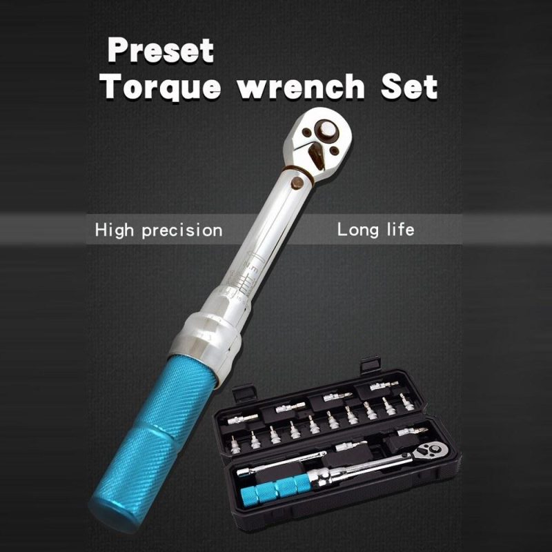 1/4inch Ratchet Head Torque Wrench High Precise Torque Preset Wrenches 1-6Nm  |   Wrenches Professional Tools Wrenches