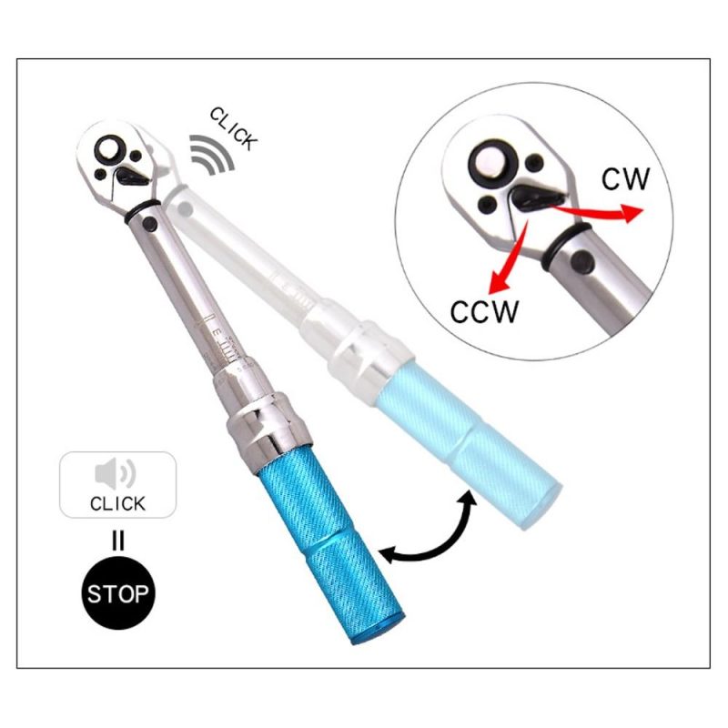 1/4inch Ratchet Head Torque Wrench High Precise Torque Preset Wrenches 1-6Nm  |   Wrenches Professional Tools Wrenches