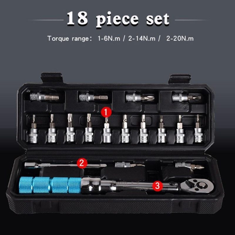 1/4inch Ratchet Head Torque Wrench High Precise Torque Preset Wrenches 1-6Nm  |   Wrenches Professional Tools Wrenches