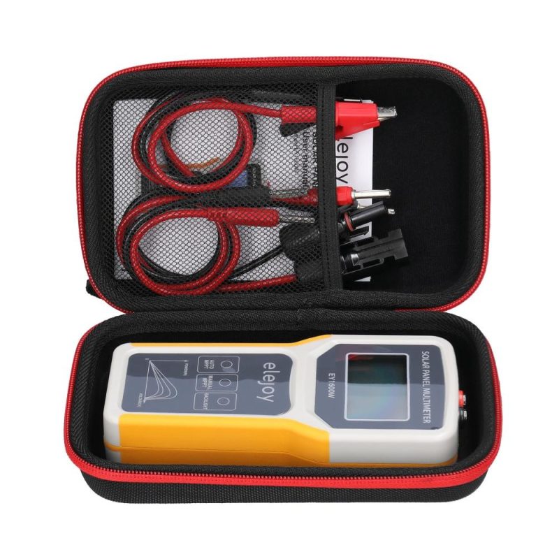 1600W Photovoltaic Panel Multimeter Solar Panel MPPT Tester Open Circuit Voltage Test Device Maximum Power Point Voltage Current Power Test Meter LCD Display with Backlight  |   Other Instruments Measurement & Analysis Instruments Multicolor