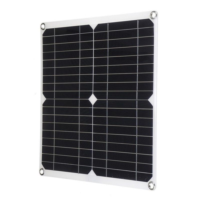 18V 25W Monocrystalline Solar Panel Kit Dual USB Cellphone Recharger Outdoor Camping Waterproof with 12/24V 60A PWM Solar Controller  |   Other Nature Element Measurements Measurement & Analysis Instruments Other Nature Element Measurements