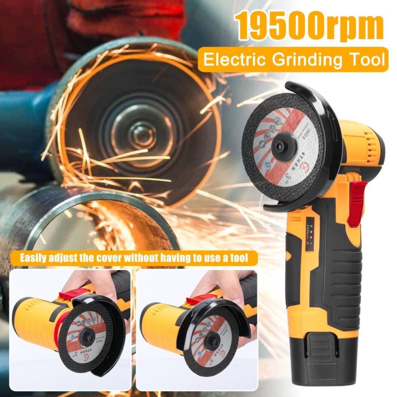 19500rpm Electric Grinding Machine Handheld Multifunctional Mini Grinder for Cutting Polishing Ceramic Tile Wood Stone  |   Electrical Equipment & Supplies Electrical Equipment & Supplies Electrical Equipment & Supplies