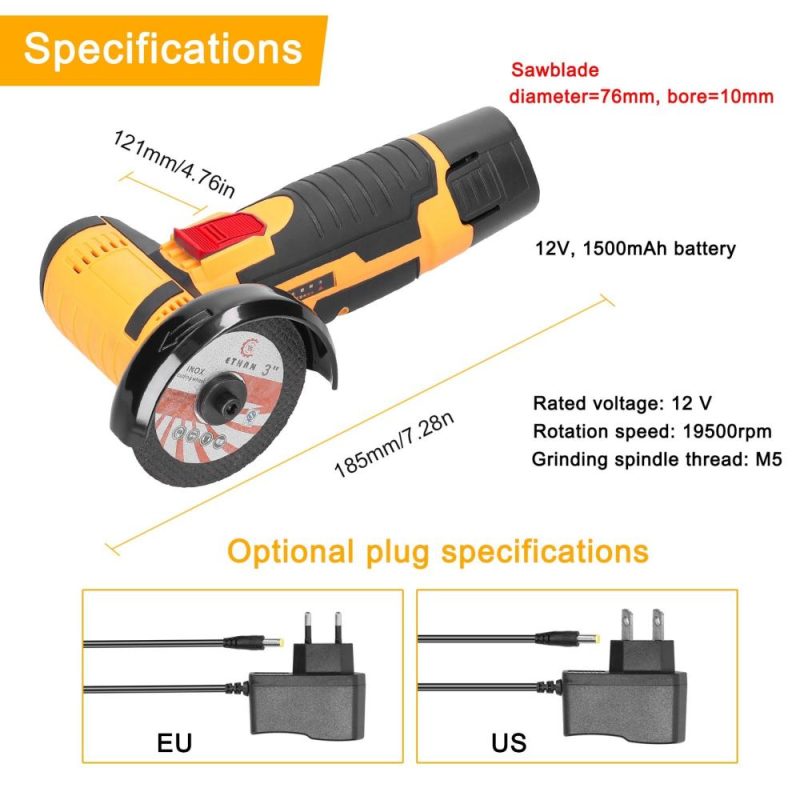 19500rpm Electric Grinding Machine Handheld Multifunctional Mini Grinder for Cutting Polishing Ceramic Tile Wood Stone  |   Electrical Equipment & Supplies Electrical Equipment & Supplies Electrical Equipment & Supplies