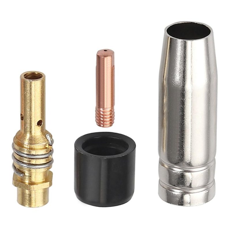 19Pcs MIG/MAG Welding Contact Tips 0.8mm M6 Gas Nozzle Tips Holder Replacement for Binzel 15AK Torch Welding  |   Electrical Soldering Welding Tools Electrical Soldering Welding Tools Electrical Soldering Welding Tools