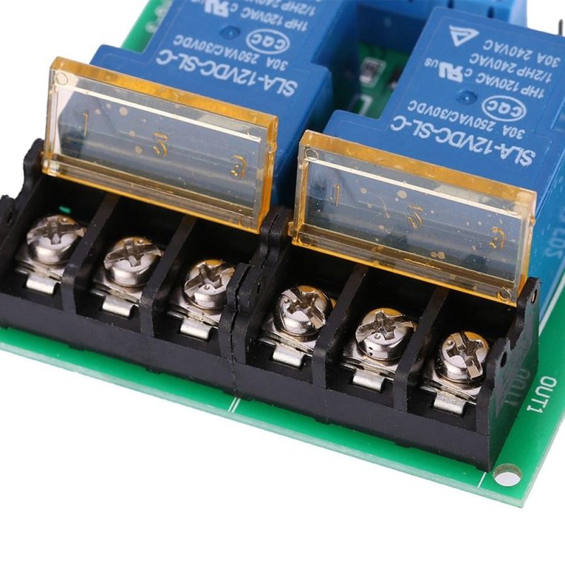 2-Channel DC 12V 30A Relay Board Module  |   Modules Modules Modules