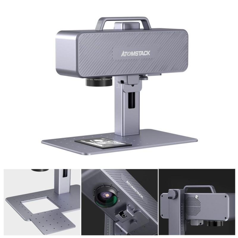 2 IN 1 ATOMSTACK M4 Infrared Laser Engraving Marking Machine with Rotating Optical Len  |   Laser Equipment Laser Equipment Laser Equipment