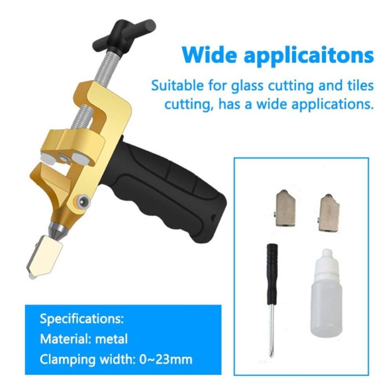 2 In 1 Cutter Opener Handheld Portable Manual Ceramic Tile Cutter Ceramic Tile Cutting Tool Multifunctional Utility Glass Tile Opener Quick Tile Cutting Hand Tool  |   Others Hardware & Gadgets Others