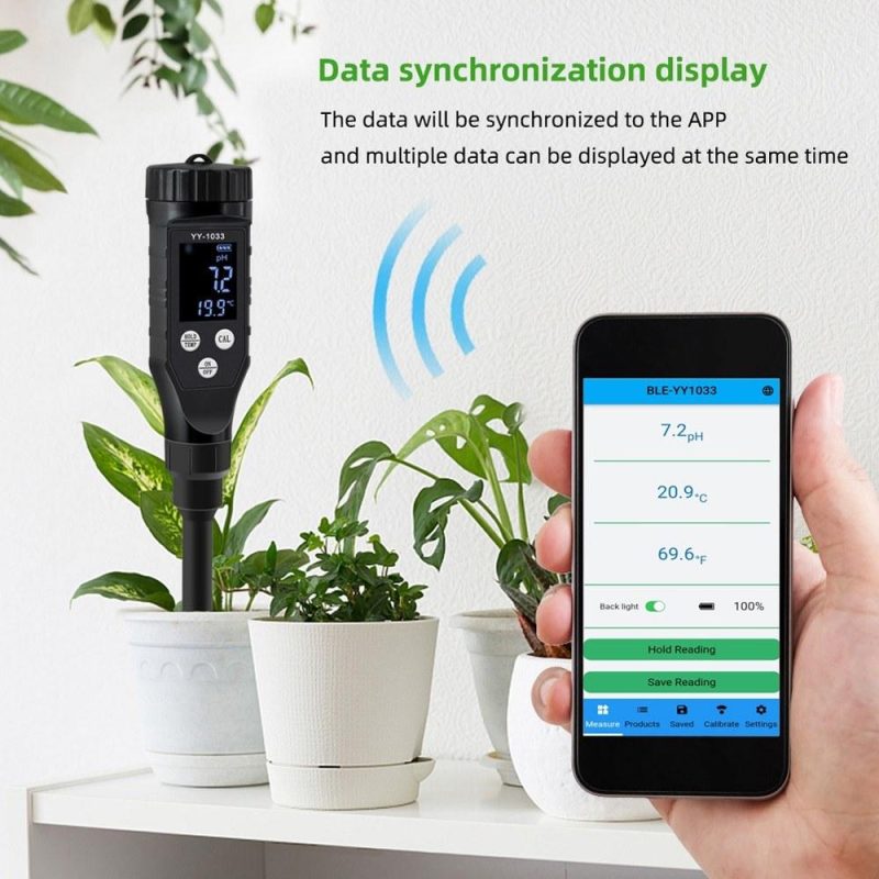 2 in 1 LCD Digital Display Soil PH Tester Soil Temp/PH Testers Garden Planting Soil Detector Soil Temperature Test Tool Soil Detect Device  |   Soil analysis equipment Measurement & Analysis Instruments Black