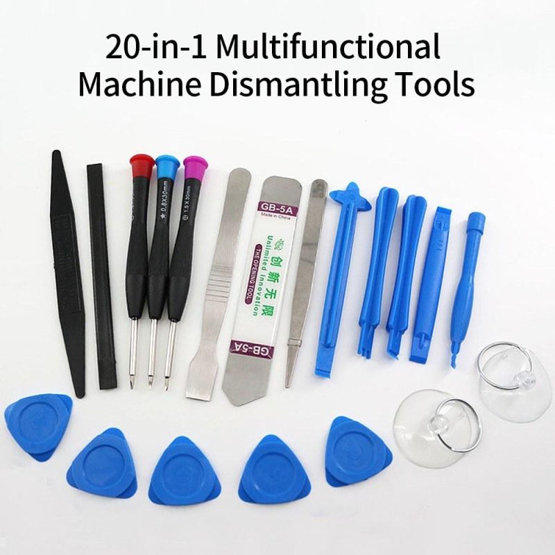 20-in-1 Multifunctional Machine Dismantling Tools Repair Tools Kit for Laptop Mobile Phone Fan Keyboard Game Console Glasses  |   Repair Parts & Accessories Hardware & Gadgets Multi Color