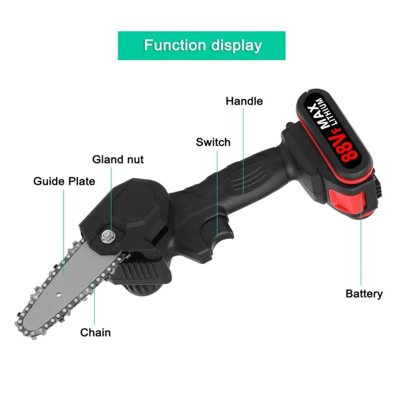 21V 30mm Cordless Brushless Motor 88VF Electric Pruning Shear 4inch Brush Motor Chainsaw Set Woodworking Tool for Garden Orchard  |   Electrical Equipment & Supplies Electrical Equipment & Supplies Electrical Equipment & Supplies