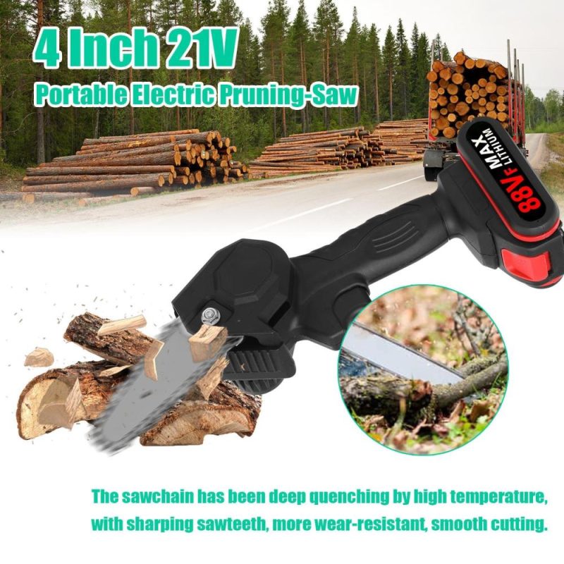 21V 30mm Cordless Brushless Motor 88VF Electric Pruning Shear 4inch Brush Motor Chainsaw Set Woodworking Tool for Garden Orchard  |   Electrical Equipment & Supplies Electrical Equipment & Supplies Electrical Equipment & Supplies