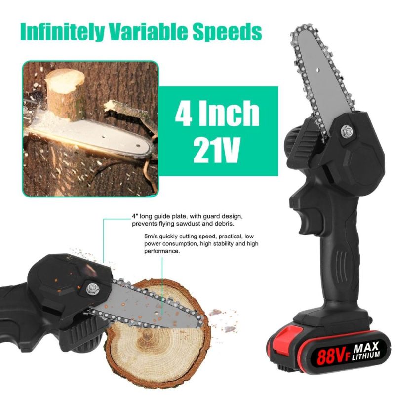 21V 30mm Cordless Brushless Motor 88VF Electric Pruning Shear 4inch Brush Motor Chainsaw Set Woodworking Tool for Garden Orchard  |   Electrical Equipment & Supplies Electrical Equipment & Supplies Electrical Equipment & Supplies