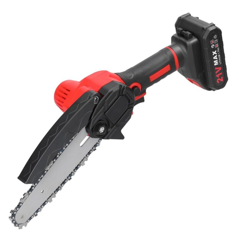 21V 6inch Portable Electric Pruning Saws Small Wood Splitting Chainsaw Brush Motor One-handed Woodworking Tool for Garden Orchard  |   Electrical Equipment & Supplies Electrical Equipment & Supplies Electrical Equipment & Supplies