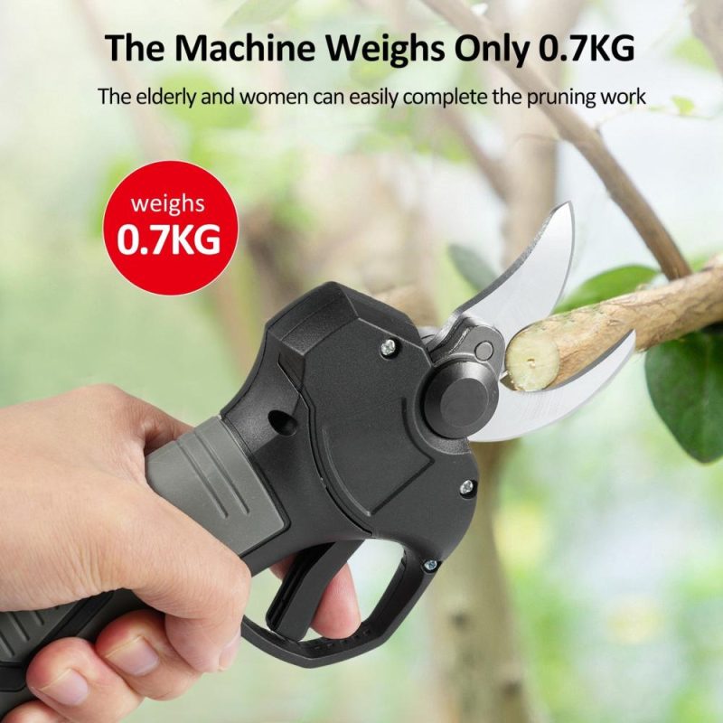 21V Portable Handheld Cordless Electric Pruning Shears with Carry Case Rechargeable 2000mAh Lithium Battery & Charger Powered Tree Branch Pruner Garden Clippers 30mm Cutting Diameter  |   Electrical Equipment & Supplies Electrical Equipment & Supplies Electrical Equipment & Supplies