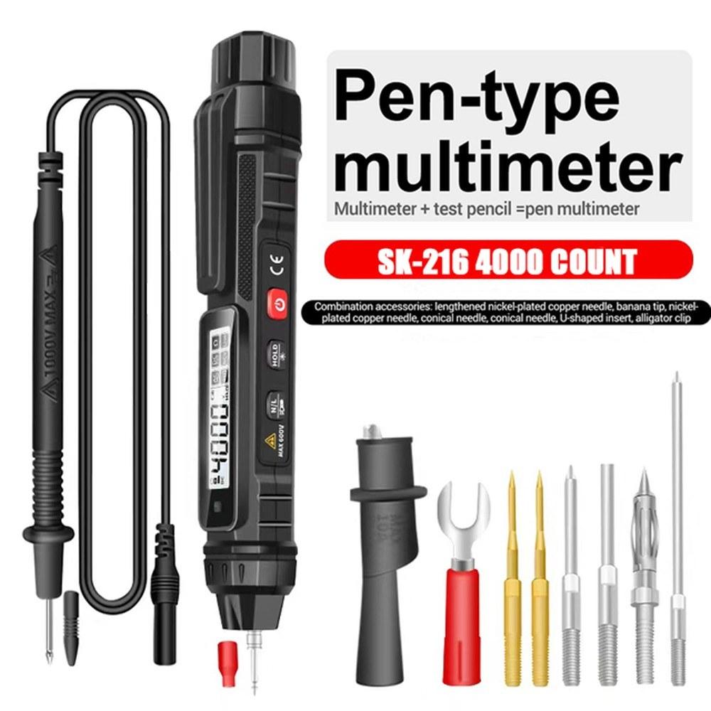 2in1 Electric Test Pen Digital Multimeter Professional Voltage Current Resistance Measurement Test Meter Live Wire Recognition Data-hold LCD Display Tester  |   Digital Multimeters & Oscilloscopes Digital Multimeters & Oscilloscopes Digital Multimeters & Oscilloscopes