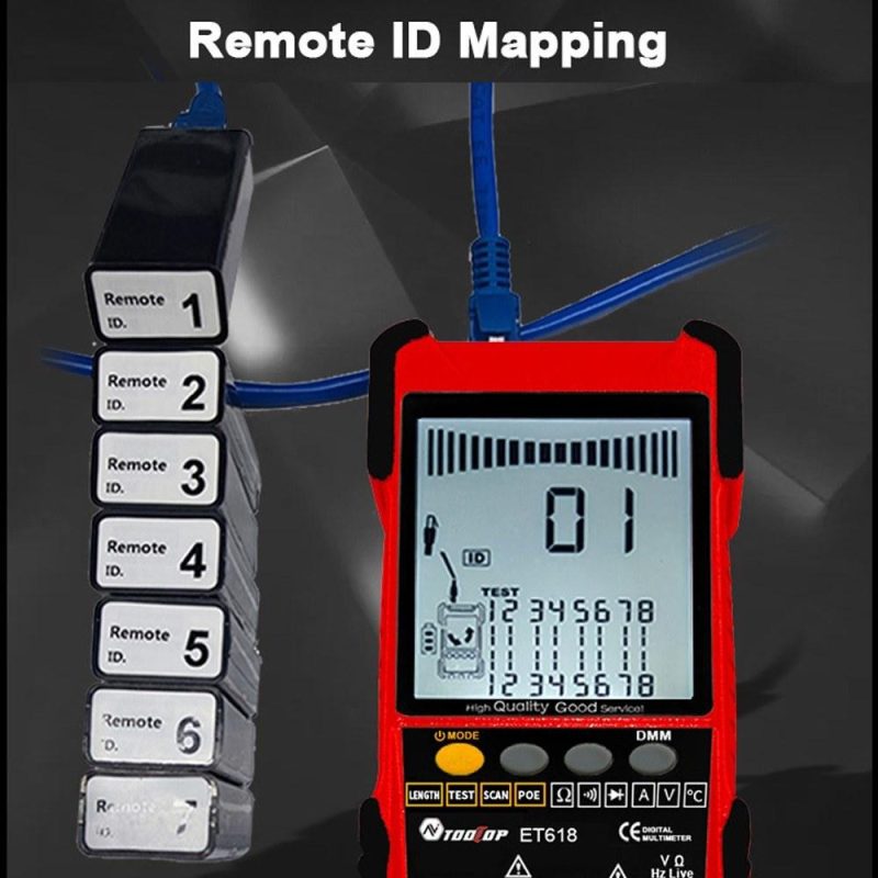 2in1 Portable Network Cable Tester Multimeter with Backlight LCD Display  |   Digital Multimeters & Oscilloscopes Digital Multimeters & Oscilloscopes Digital Multimeters & Oscilloscopes