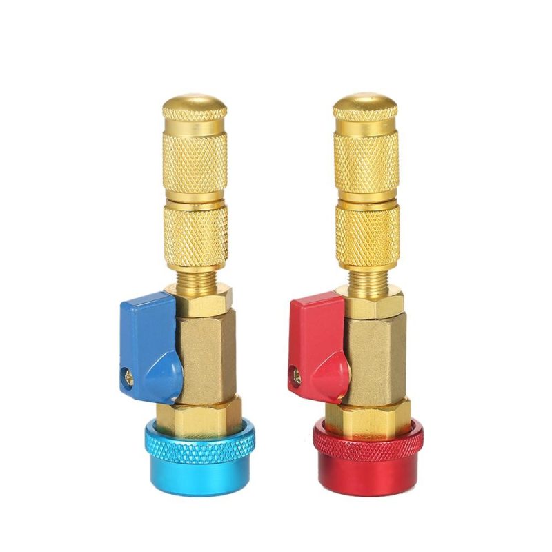 2pcs Air Conditioning R134A Valve Core Quick Remover Installer High Low Pressure Tool  |   Others Hardware & Gadgets Blue