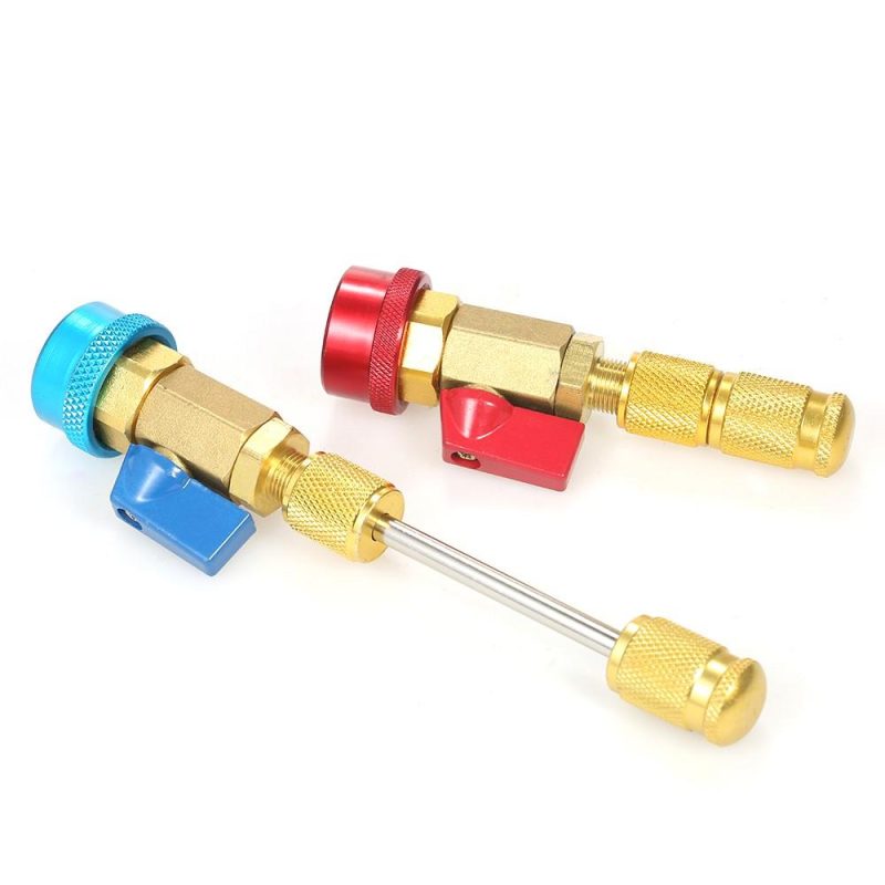 2pcs Air Conditioning R134A Valve Core Quick Remover Installer High Low Pressure Tool  |   Others Hardware & Gadgets Blue