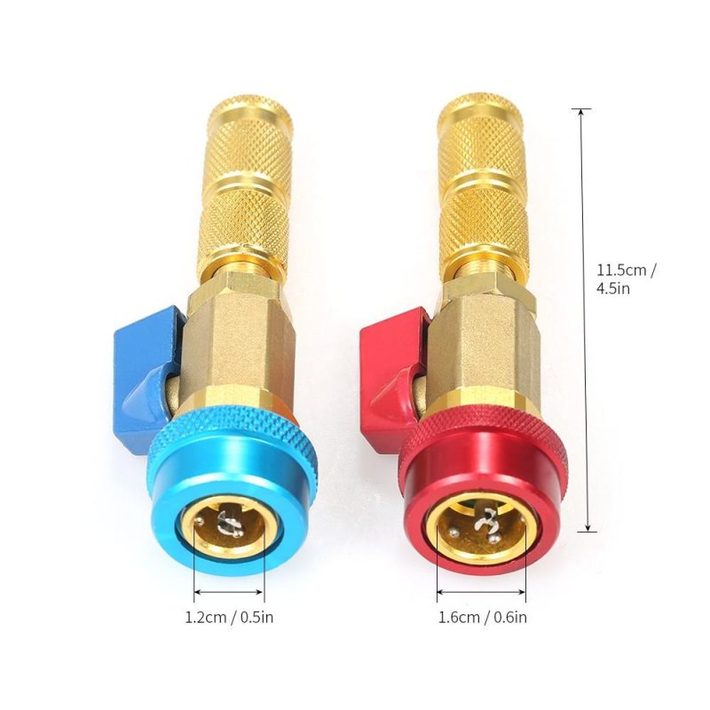 2pcs Air Conditioning R134A Valve Core Quick Remover Installer High Low Pressure Tool  |   Others Hardware & Gadgets Blue