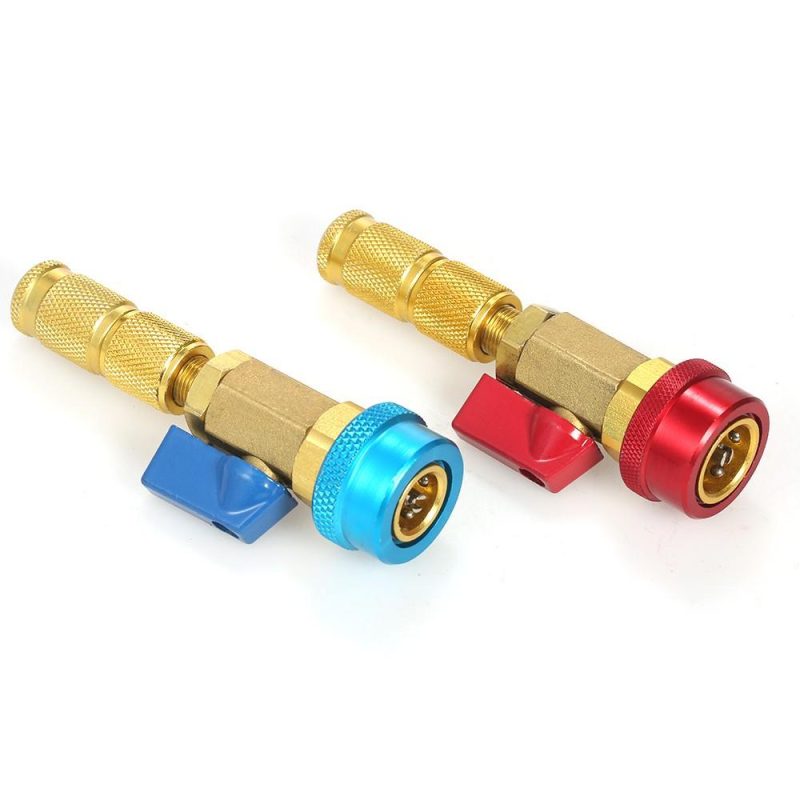 2pcs Air Conditioning R134A Valve Core Quick Remover Installer High Low Pressure Tool  |   Others Hardware & Gadgets Blue