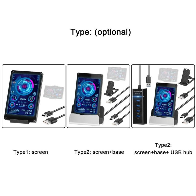 3.5 Inch IPS LCD Monitor Display Computers Monitor CPU GPU Monitoring Sub-Screen Support Raspberry Pi Wins Linux System  |   Other Instruments Measurement & Analysis Instruments Other Instruments