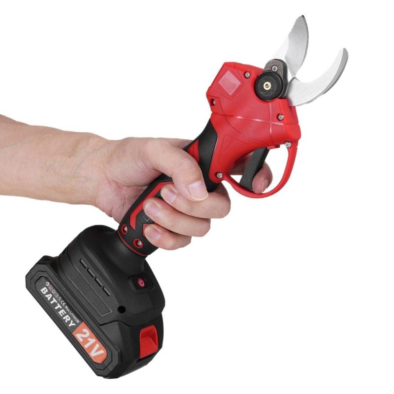 300W Brushless Cordless Power Pruner for Gardening 30mm Cutting Diameter with 2pcs 1500mah*5 Rechargeable Batteries  |   Electrical Equipment & Supplies Electrical Equipment & Supplies Electrical Equipment & Supplies