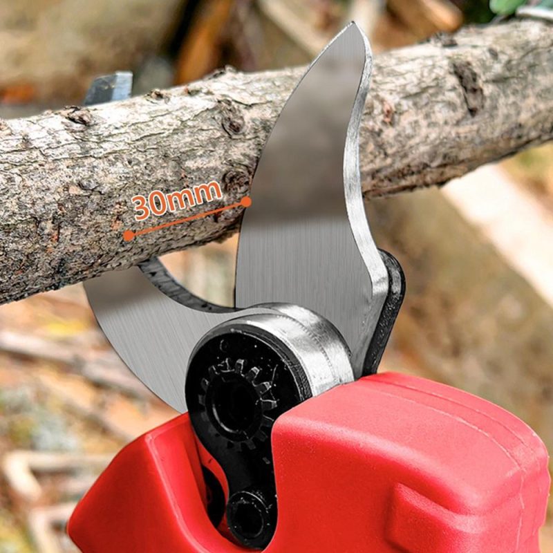 300W Brushless Cordless Power Pruner for Gardening 30mm Cutting Diameter with 2pcs 1500mah*5 Rechargeable Batteries  |   Electrical Equipment & Supplies Electrical Equipment & Supplies Electrical Equipment & Supplies