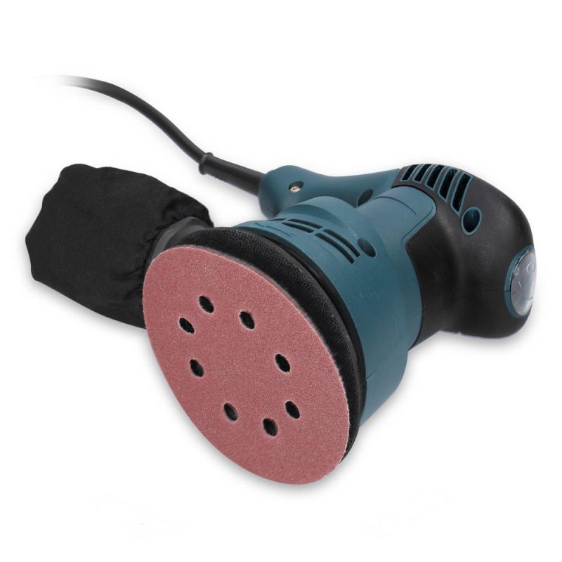 300W Handheld Electric Eccentric Sander 5 Inch 125mm Sanding Plate Electric Sander Wood Processing Furniture Car Polishing Machine with Dust Box 6 Speed Regulation  |   Electrical Equipment & Supplies Electrical Equipment & Supplies Electrical Equipment & Supplies