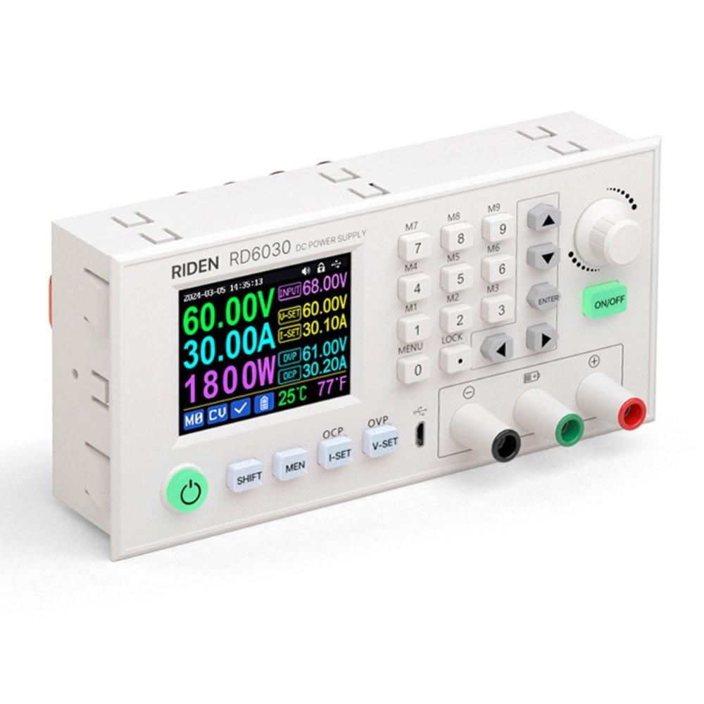 30A Direct Current Regulated Power Supplies 60V Voltage-stabilized Source 1800W High Power Experimental Power Supplying Device 2.4inch LCD Screen 6 Brightness Adjustable Support Firmware Upgrade  |   Other Instruments Measurement & Analysis Instruments Other Instruments