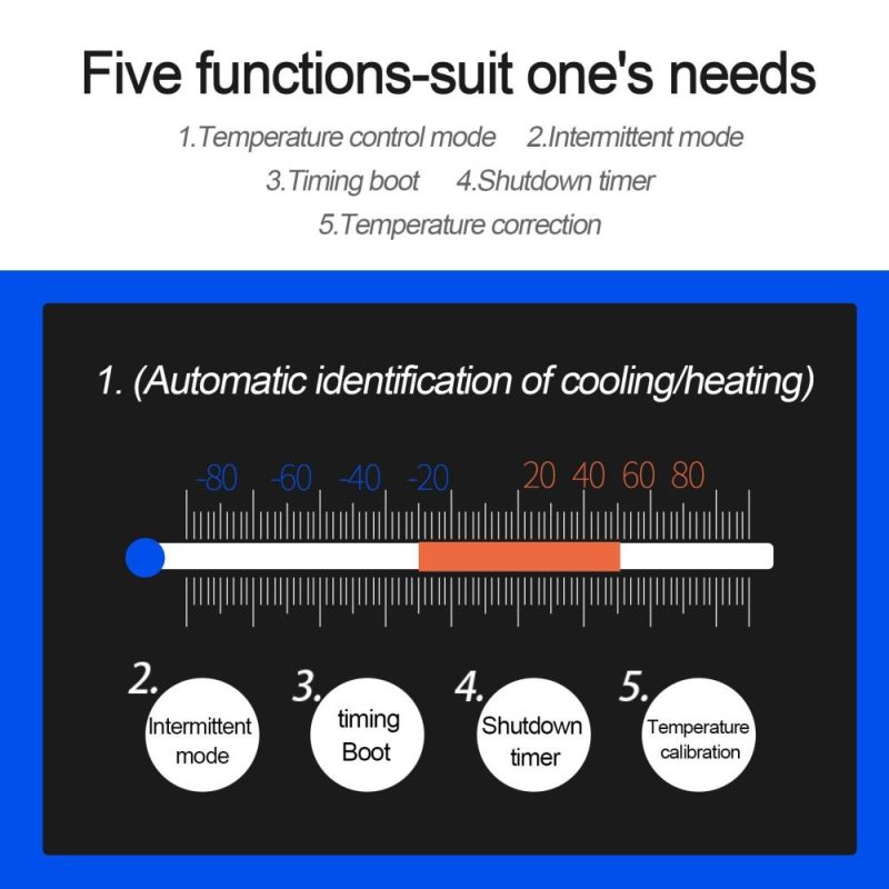 30A/AC110-220V LED Digital Temperature Controller Intelligent Thermostat Heating Cooling Temperature Control System with Sensor  |   Temperature & Humidity Measurements Measurement & Analysis Instruments Temperature & Humidity Measurements