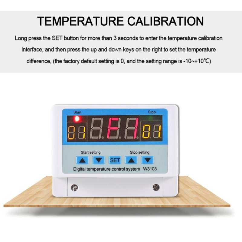 30A/AC110-220V LED Digital Temperature Controller Intelligent Thermostat Heating Cooling Temperature Control System with Sensor  |   Temperature & Humidity Measurements Measurement & Analysis Instruments Temperature & Humidity Measurements