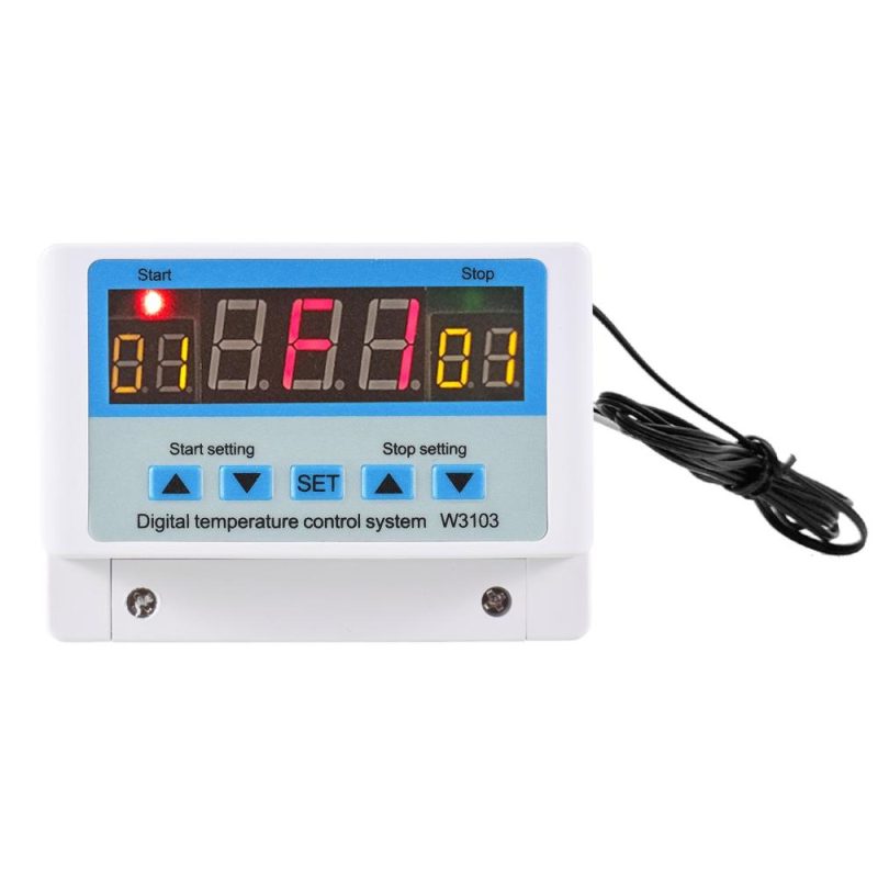 30A/AC110-220V LED Digital Temperature Controller Intelligent Thermostat Heating Cooling Temperature Control System with Sensor  |   Temperature & Humidity Measurements Measurement & Analysis Instruments Temperature & Humidity Measurements