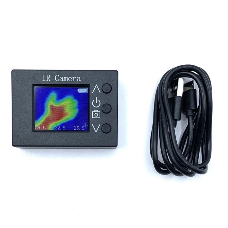 32 * 24 Pixel Infrared Sensors Portable Thermal Imager Handheld 1.8inch TFT Display 160*128 Resolution Clear Definition Imaging Camera -40℃ to 300℃ Temperature Measurement Instrument  |   Infrared Thermometer Infrared Thermometer Black