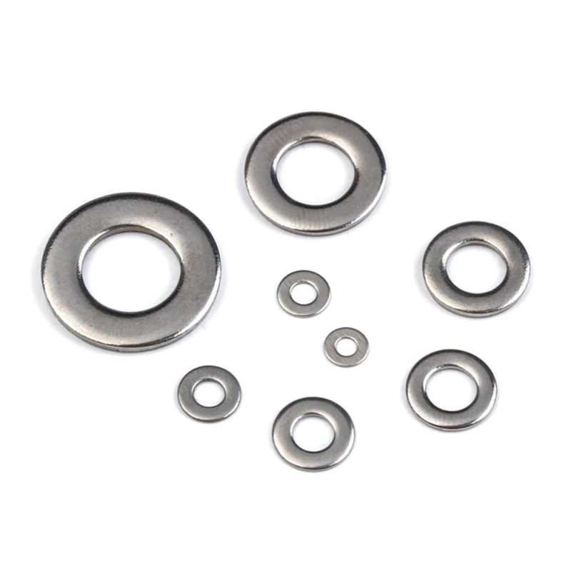 360pcs 8 Sizes Stainless Steel Flat Washers Assortment Set Kit with Storage Box Portable(M2 M2.5 M 3 M 4 M5 M6 M 8 M 10)  |   Others Hardware & Gadgets Others