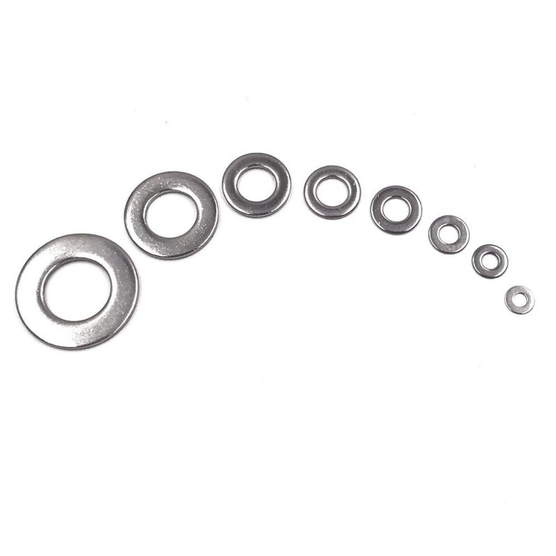 360pcs 8 Sizes Stainless Steel Flat Washers Assortment Set Kit with Storage Box Portable(M2 M2.5 M 3 M 4 M5 M6 M 8 M 10)  |   Others Hardware & Gadgets Others