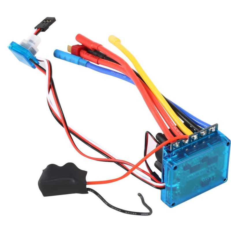 3650 3900KV Waterproof Brushless Motor with 120A Brushless ESC with 5.8V/3A BEC Set for 1/10 RC Car  |   Electrical Equipment & Supplies Electrical Equipment & Supplies Blue