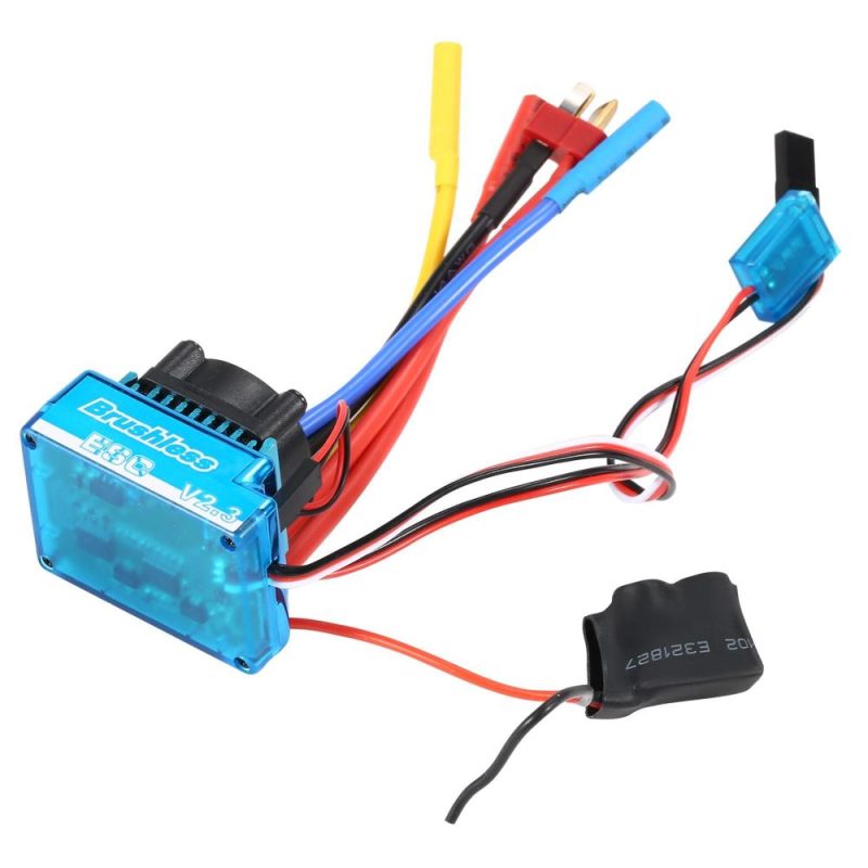 3650 3900KV Waterproof Brushless Motor with 120A Brushless ESC with 5.8V/3A BEC Set for 1/10 RC Car  |   Electrical Equipment & Supplies Electrical Equipment & Supplies Blue