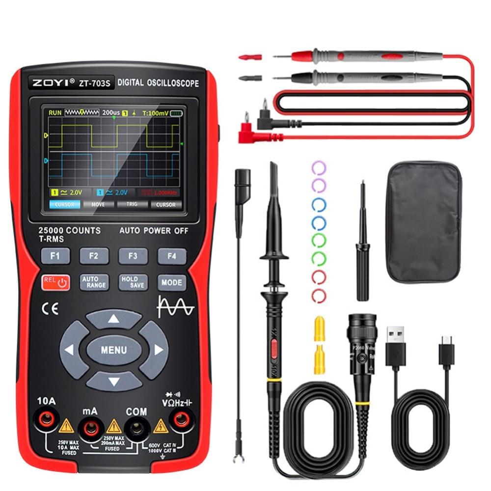 3in1 Digital Multimeter 50MHz Bandwidth 280MS Sampling Rate PC Waveform Data Storage Dual Channel Oscilloscope Signal Generator (Standard Configuration)  |   Digital Multimeters & Oscilloscopes Digital Multimeters & Oscilloscopes Digital Multimeters & Oscilloscopes