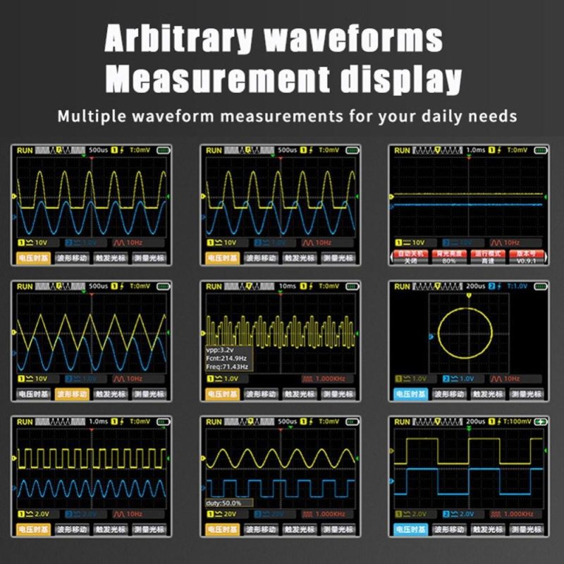 3in1 Digital Multimeter 50MHz Bandwidth 280MS Sampling Rate PC Waveform Data Storage Dual Channel Oscilloscope Signal Generator (Standard Configuration)  |   Digital Multimeters & Oscilloscopes Digital Multimeters & Oscilloscopes Digital Multimeters & Oscilloscopes